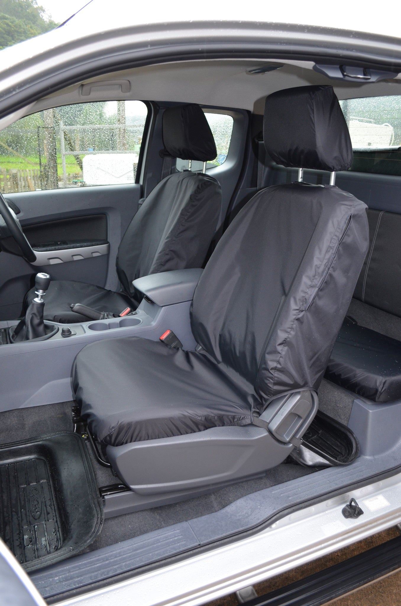 Turtle Covers Seats Tailored Seat Covers Fits Ford Ranger Double Cab 2012-2022 Seat Covers