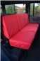 Turtle Covers Seats Tailored Seat Covers Fits Land Rover Defender 1983-2007 Rear Seat Covers Right Hand Drive 2nd Row 3 Singles Red