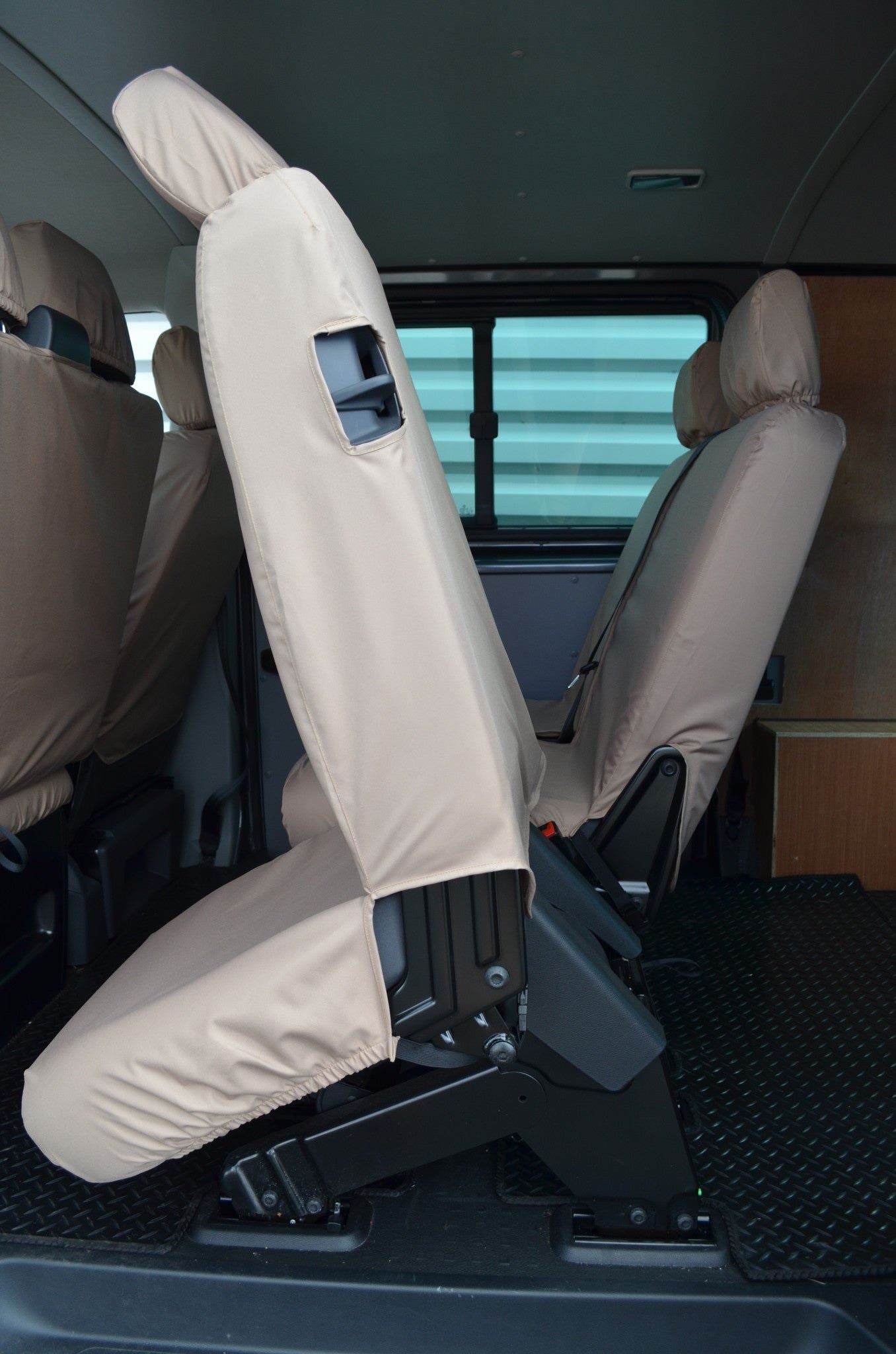 Turtle Covers Seats Tailored Seat Covers Fits VW Volkswagen Transporter T5 Kombi 2003-2009 Rear Seat Covers