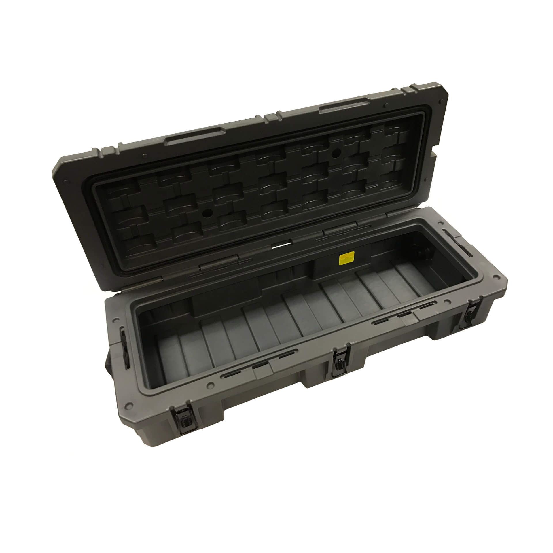 Direct4x4 Expedition Storage Boxes Double-Walled Expedition Overland Camping 95L Grey Plastic Tool Storage Box