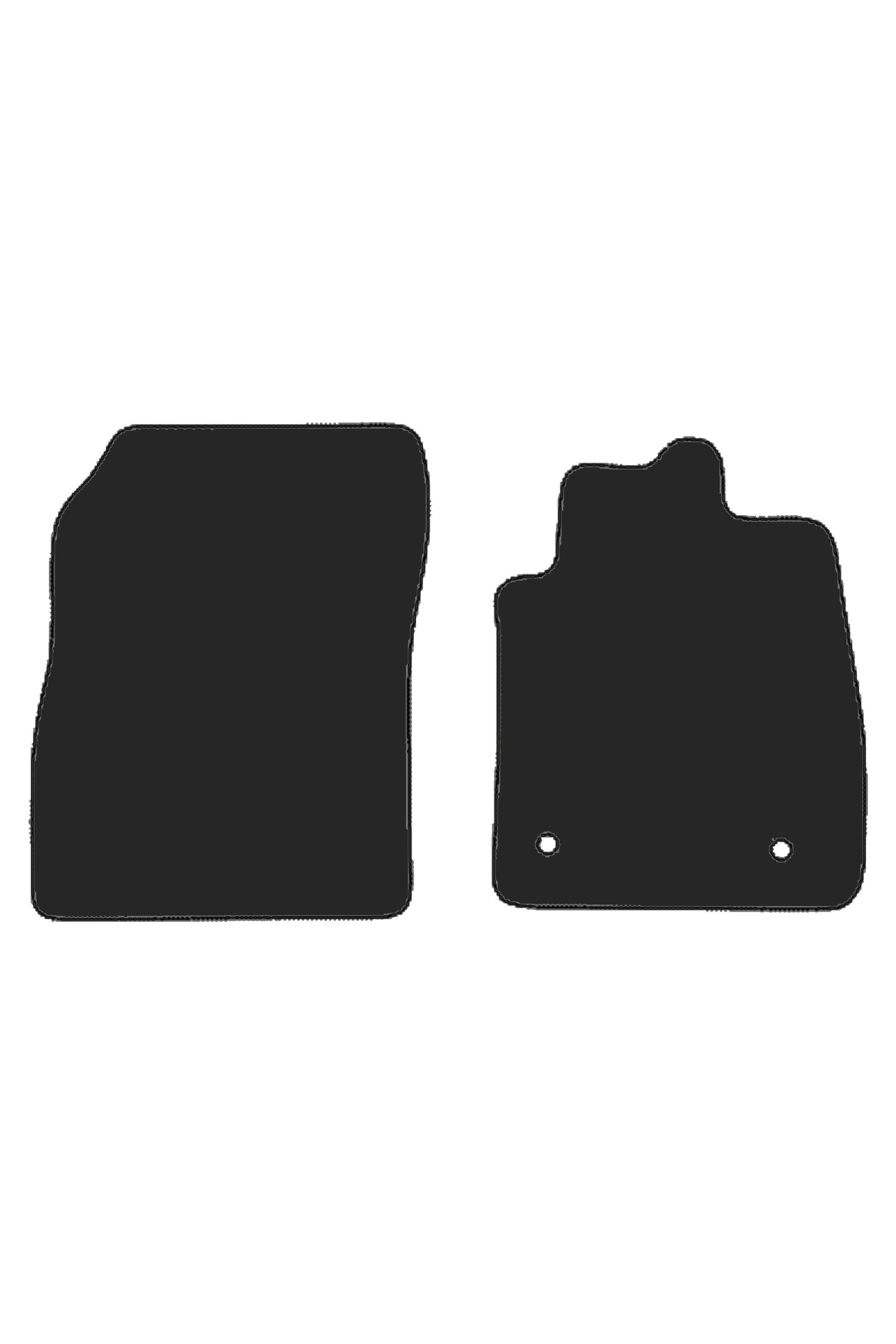 Turtle Covers Mats Tailored Rubber Mats Fits Ford Fiesta Van 2018+ Tailored Front Rubber Mats