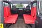Turtle Covers Seats Tailored Seat Covers Fits Land Rover Defender 1983-2007 Rear Seat Covers Right Hand Drive Set of 4 Dicky Seats Red