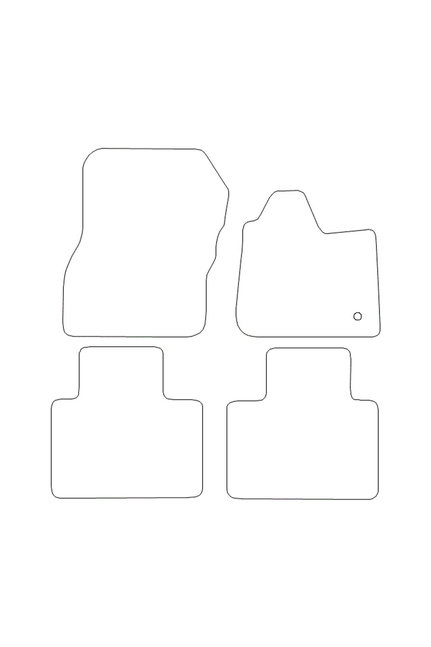 Turtle Covers Mats Tailored Rubber Mats Fits Renault Zoe 2013-2019 Tailored Rubber Mats