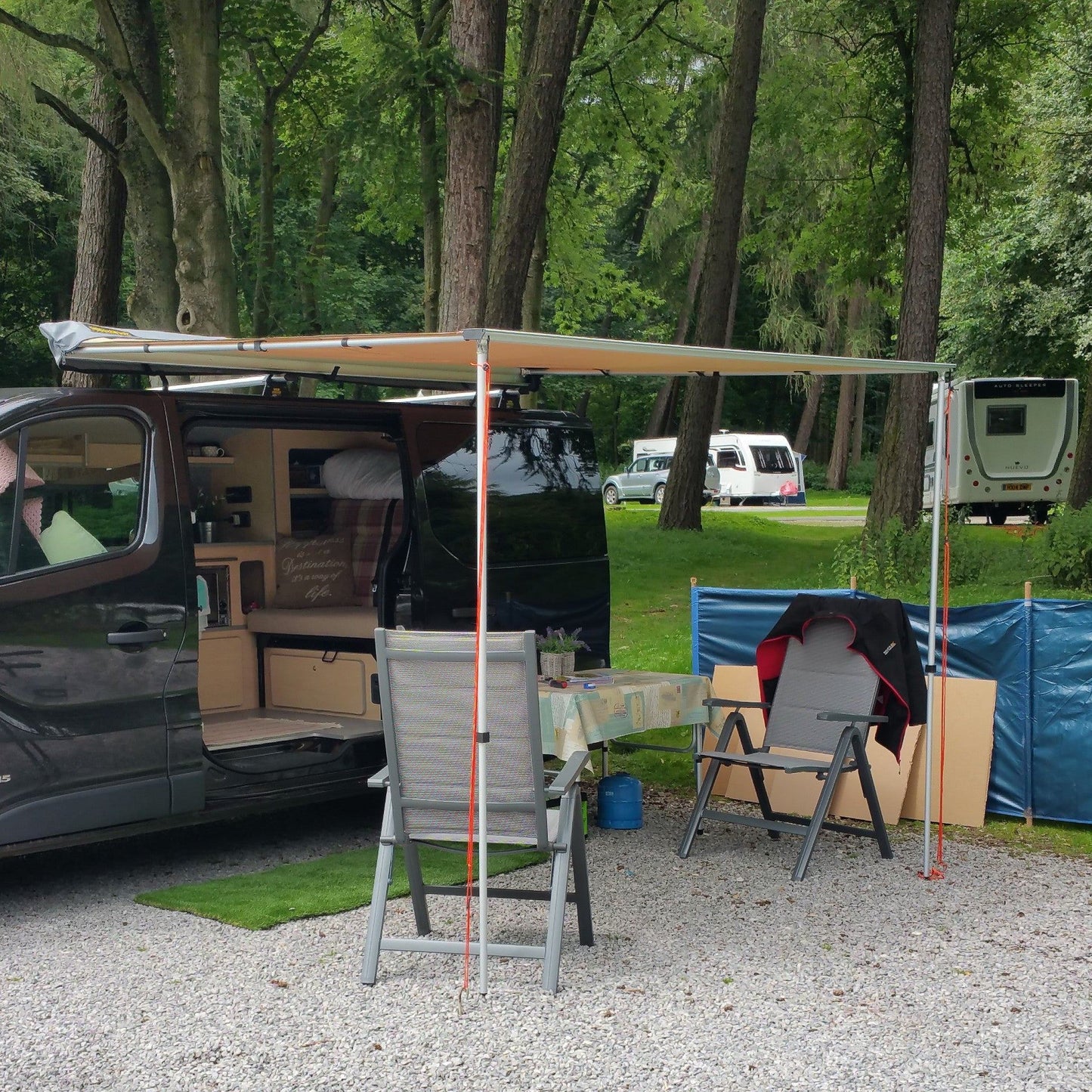 Direct4x4 Side Awnings Expedition Overland Pull-out Vehicle Camping Side Awning