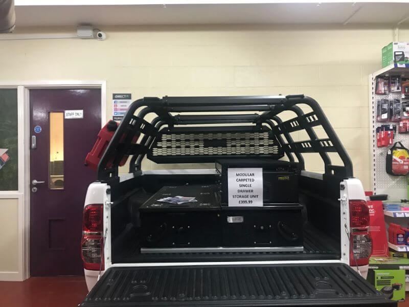 Direct4x4 Pickup Truck Cargo Racks Adjustable Expedition Load Bed Rack Frame System for Toyota Hilux 2016+