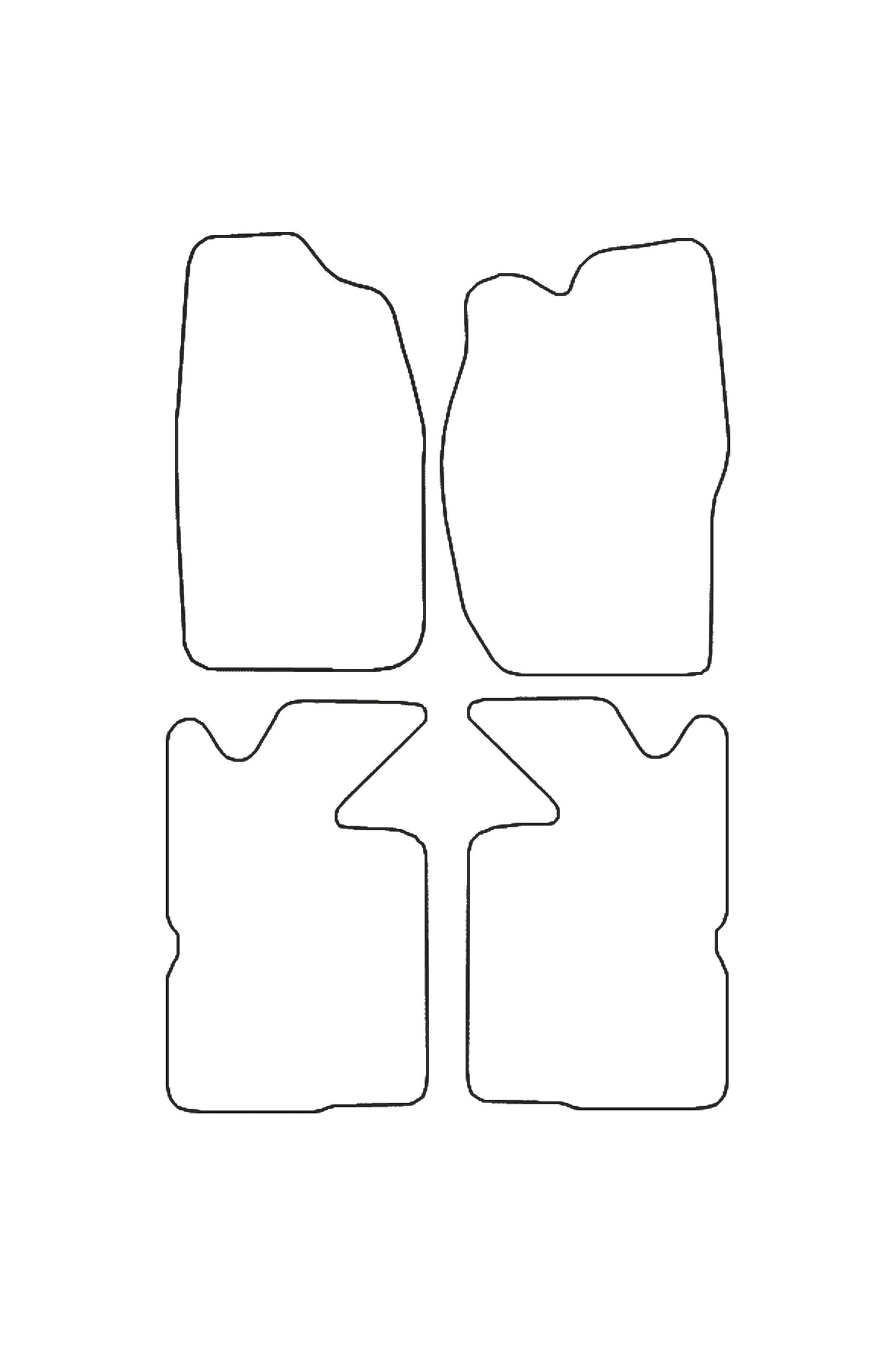 Turtle Covers Mats Tailored Rubber Mats Fits Land Rover Discovery Series 1 Tailored Rubber Mats