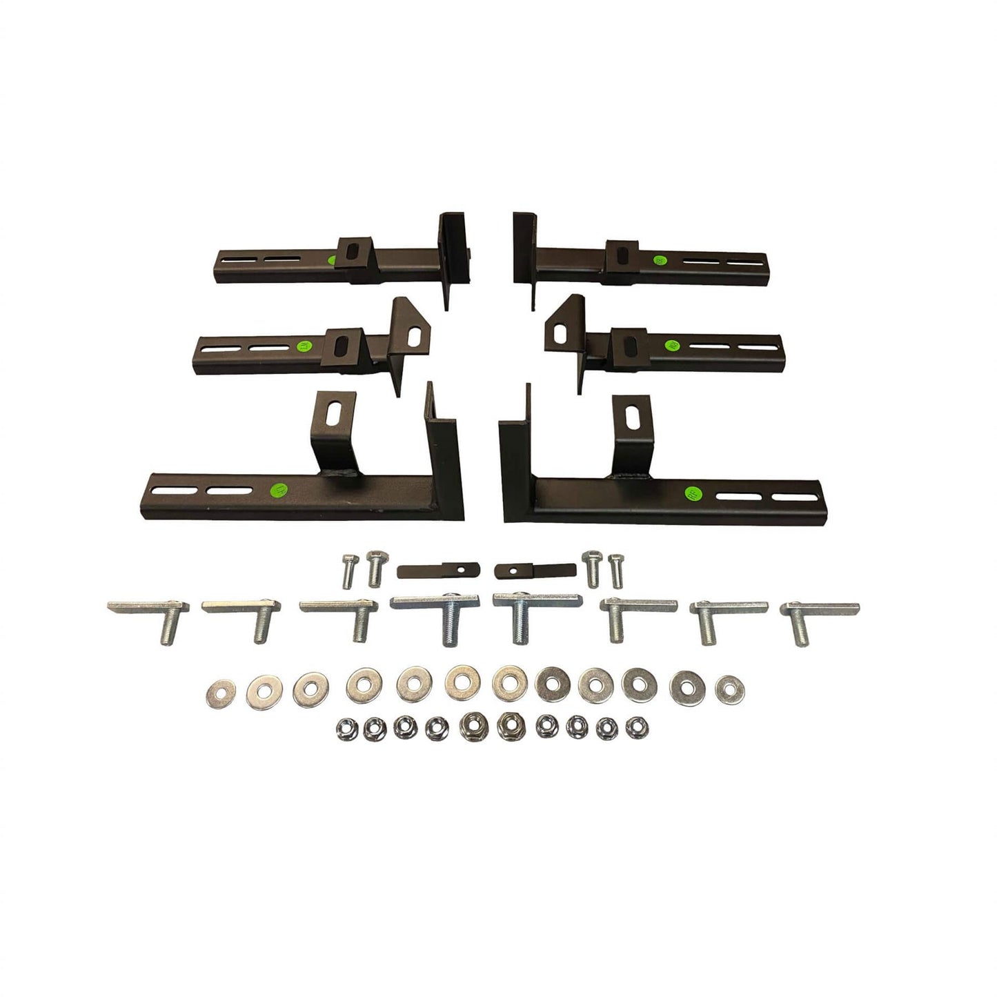 Direct4x4 Side Steps and Bars LWB ONLY Black Powder Coated Side Steps for Volkswagen Transporter T6
