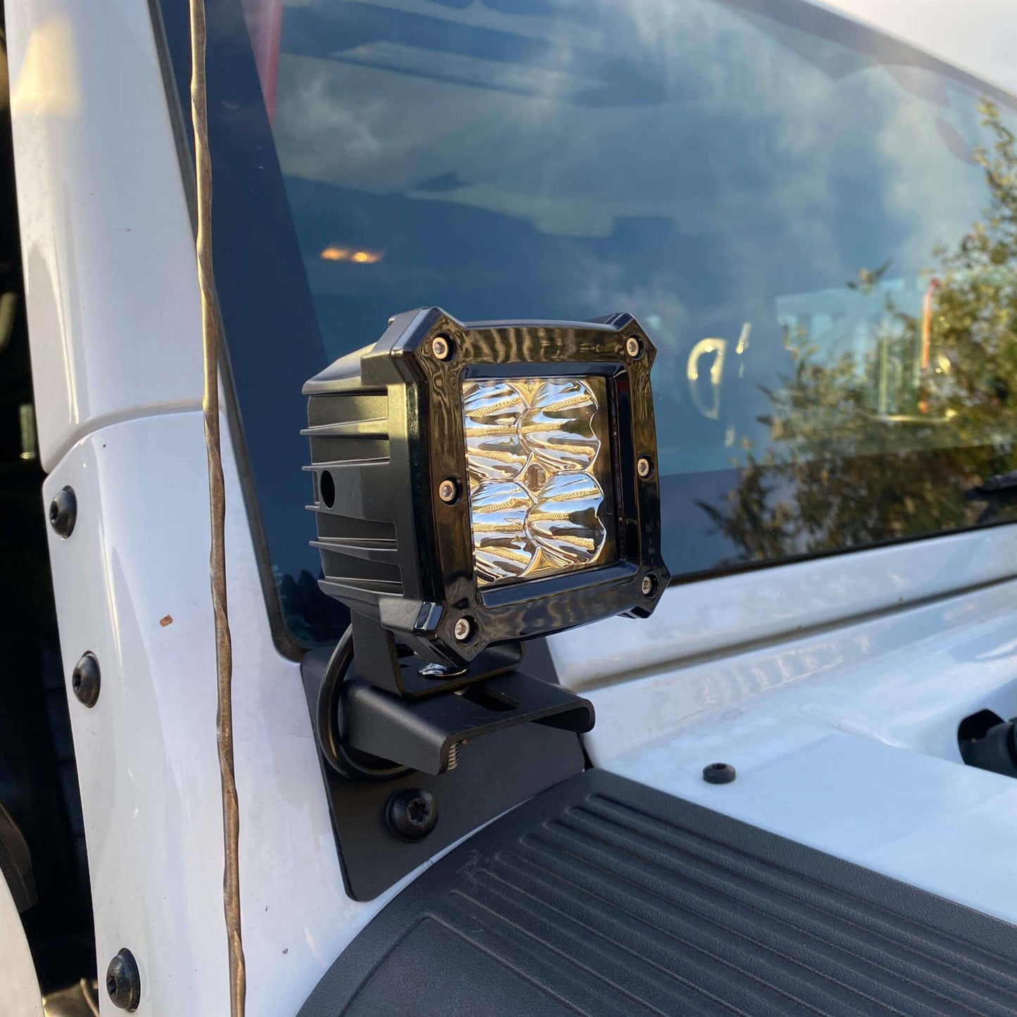 Direct4x4 Spotlight Universal Square 4LED x 5W OSRAM LED Work Spotlight