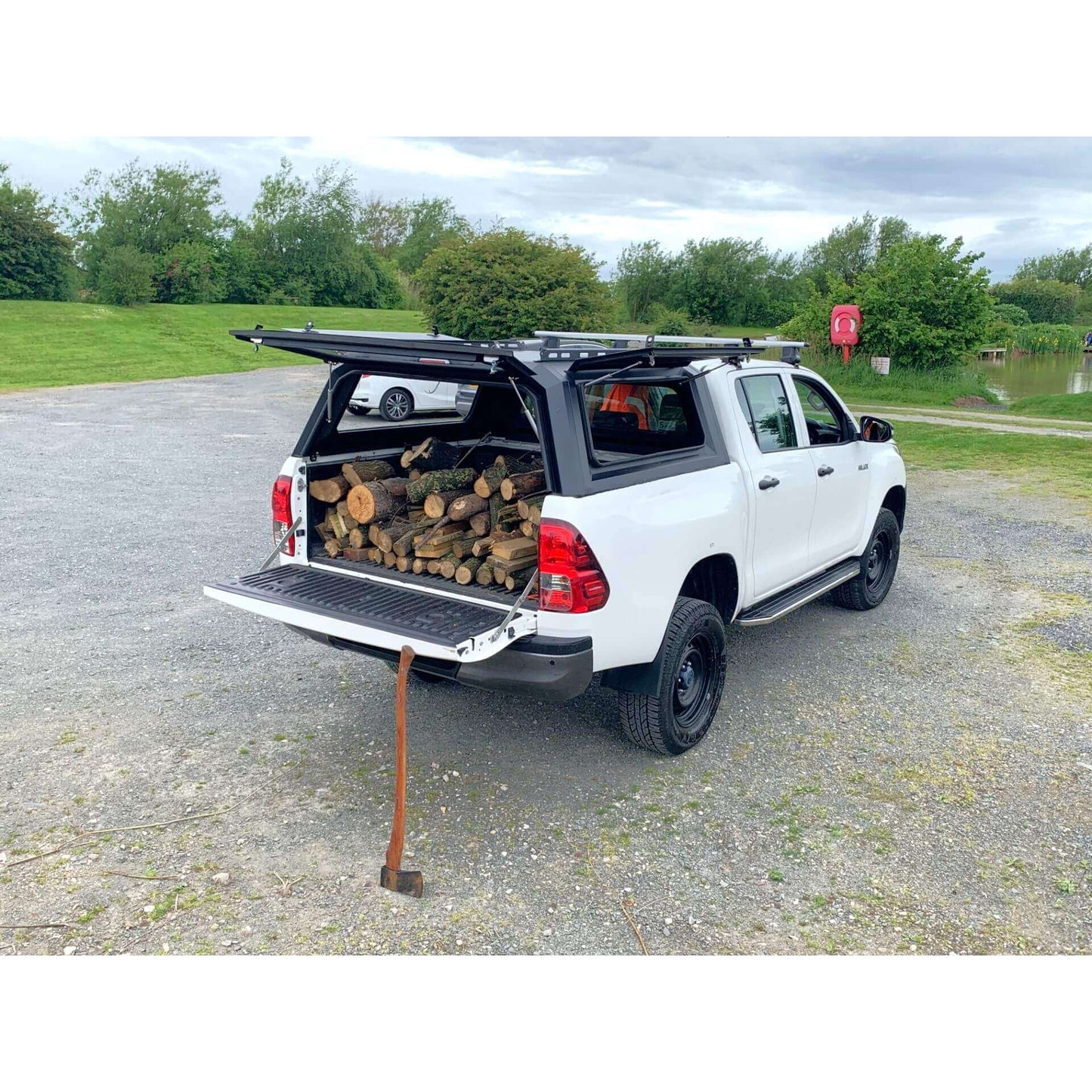 Direct4x4 Pickup Truck Hardtop Canopies Steel Expedition Load Bed Canopy for the Toyota Hilux 2016+ Double Cab