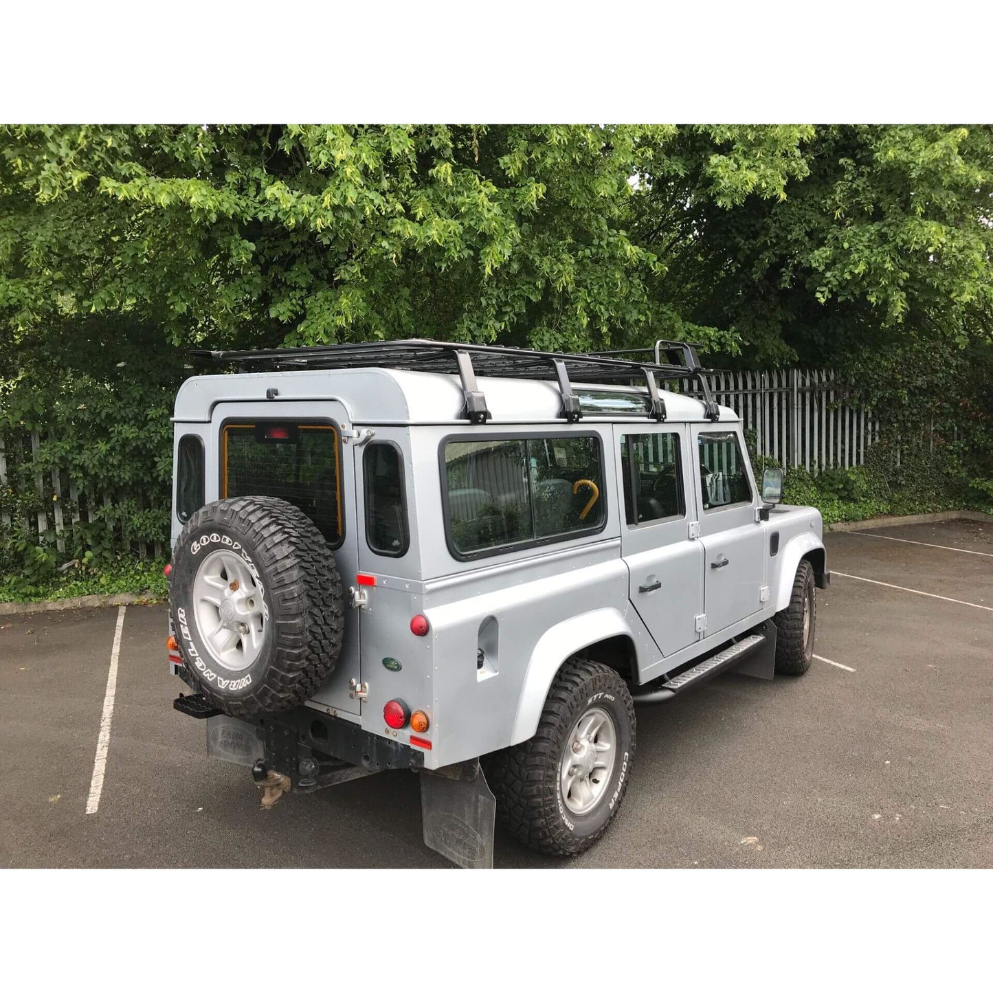 Direct4x4 Roof Racks Expedition Steel Front Basket Roof Rack for Land Rover Defender 110 1971-2016