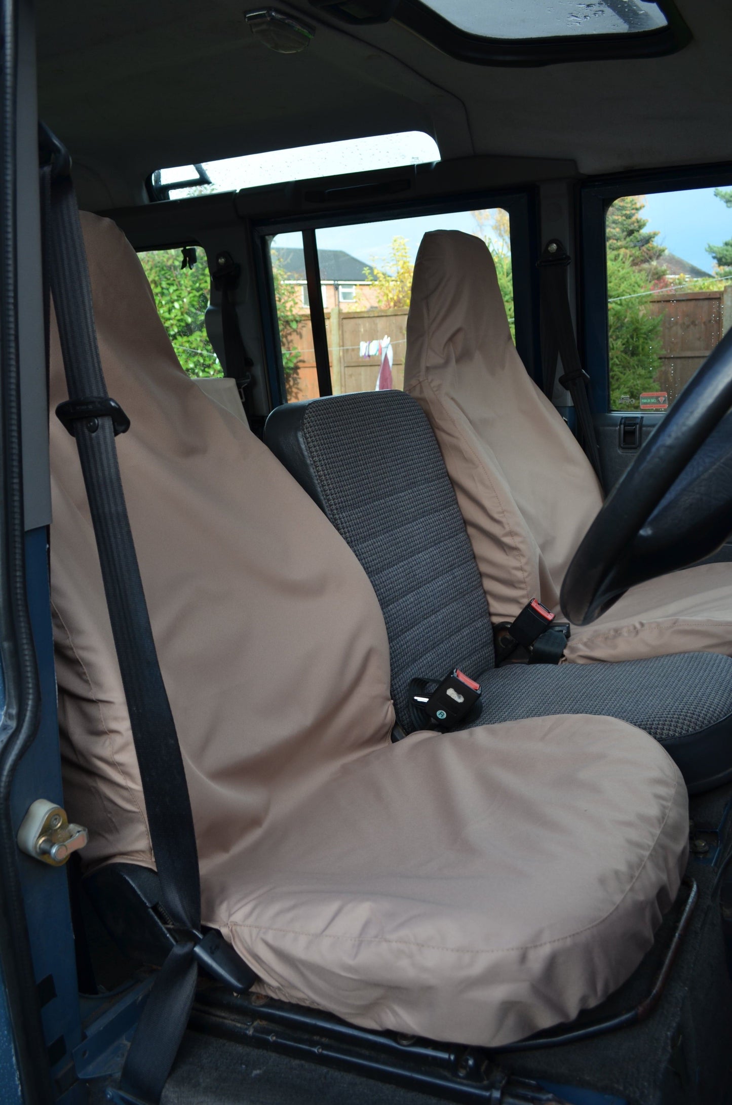 Turtle Covers Seats Tailored Seat Covers Fits Land Rover Defender 1983-2007 Front Seat Covers