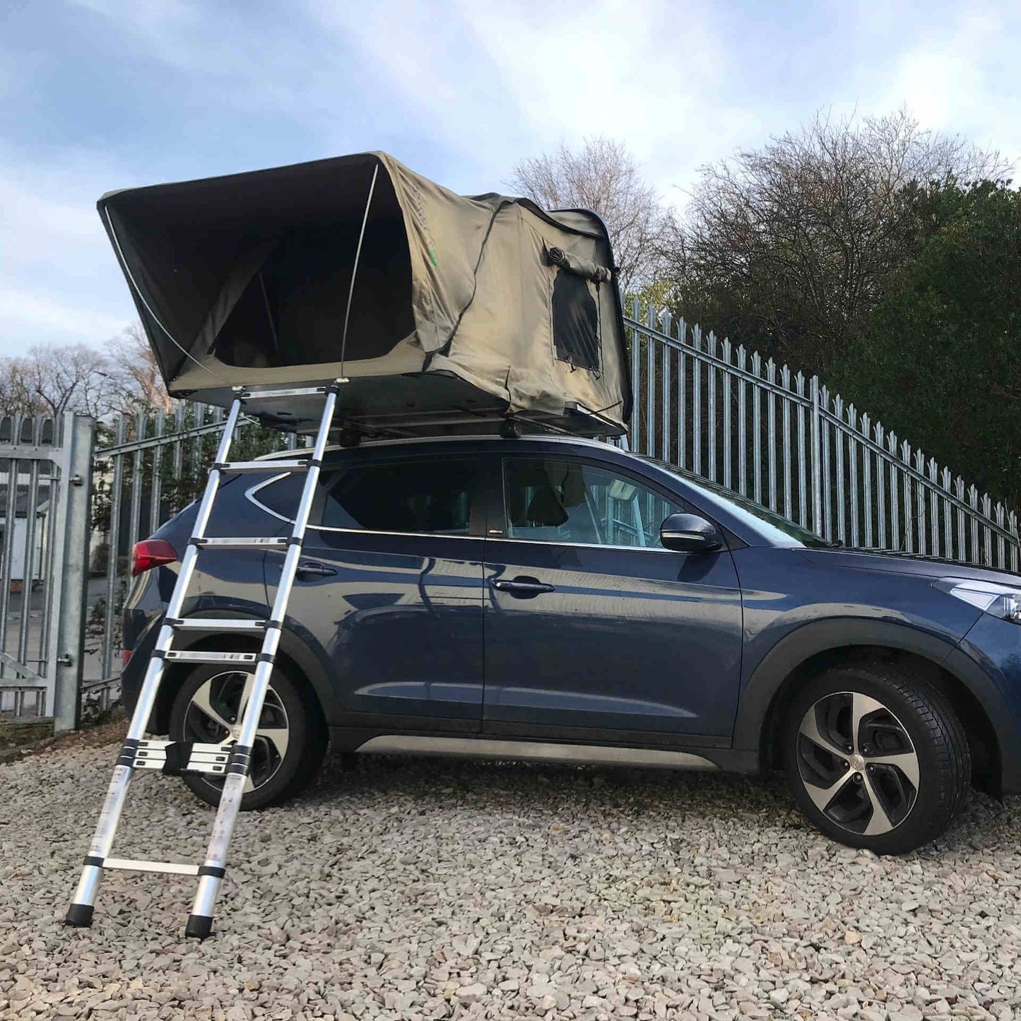 Direct4x4 Roof Top Tents RoofTrekk Expedition Roof Top Camping Tent with Optional Annex Room Addon