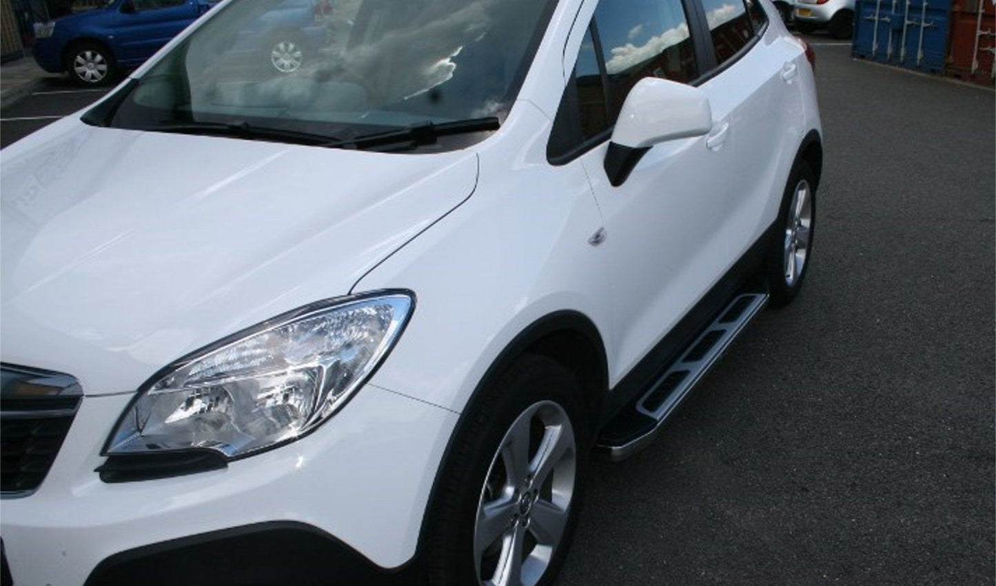 Direct4x4 Side Steps and Bars Suburban Side Steps Running Boards for Vauxhall Opel Mokka 2012-2019