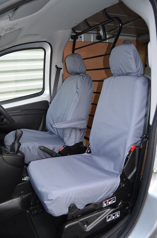 Turtle Covers Seats Tailored Seat Covers Fits Citroen Nemo Van 2008+ Front Seat Covers