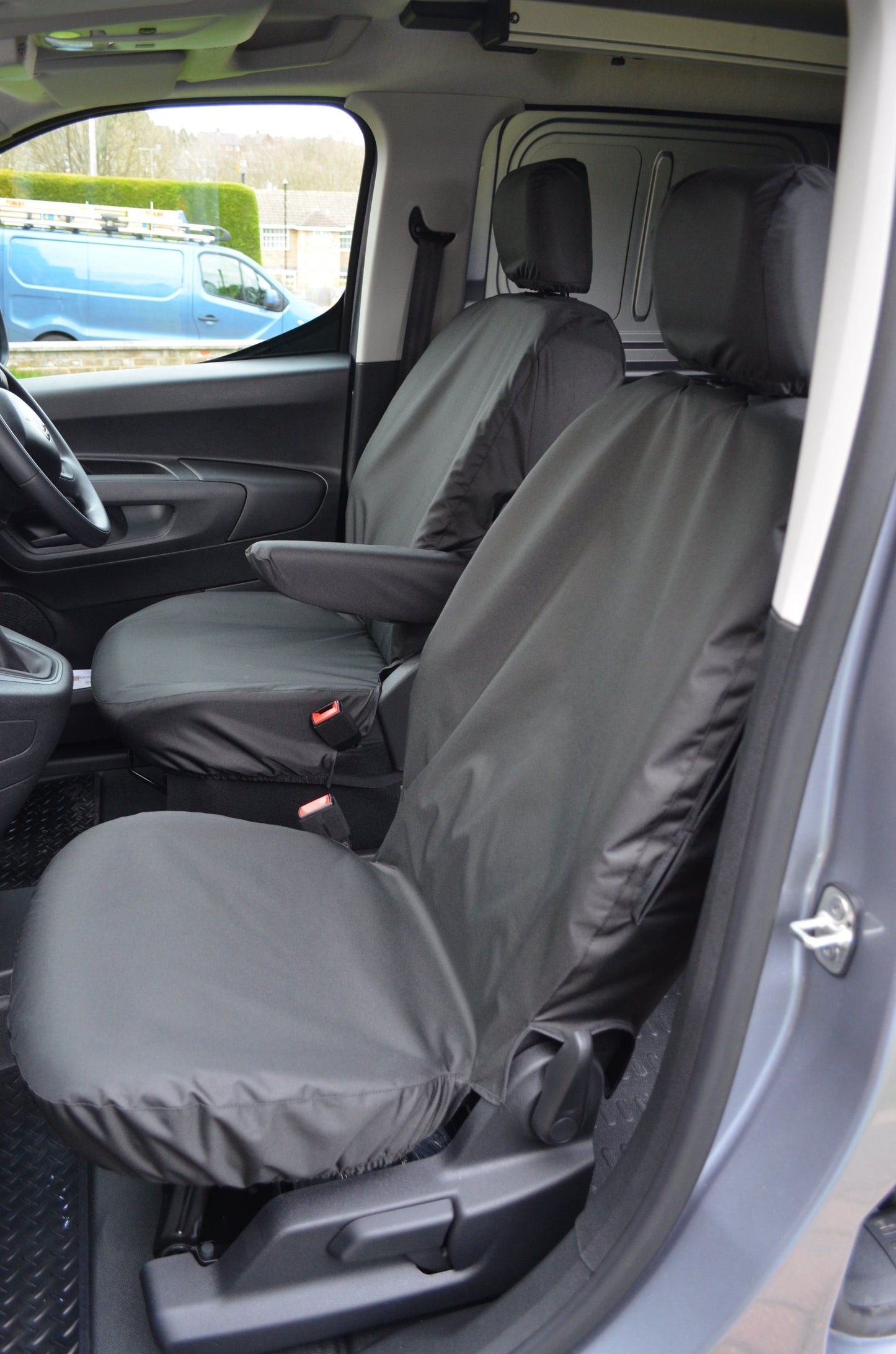 Turtle Covers Seats Tailored Seat Covers Fits Peugeot Partner Van 2018+ Front Seat Covers