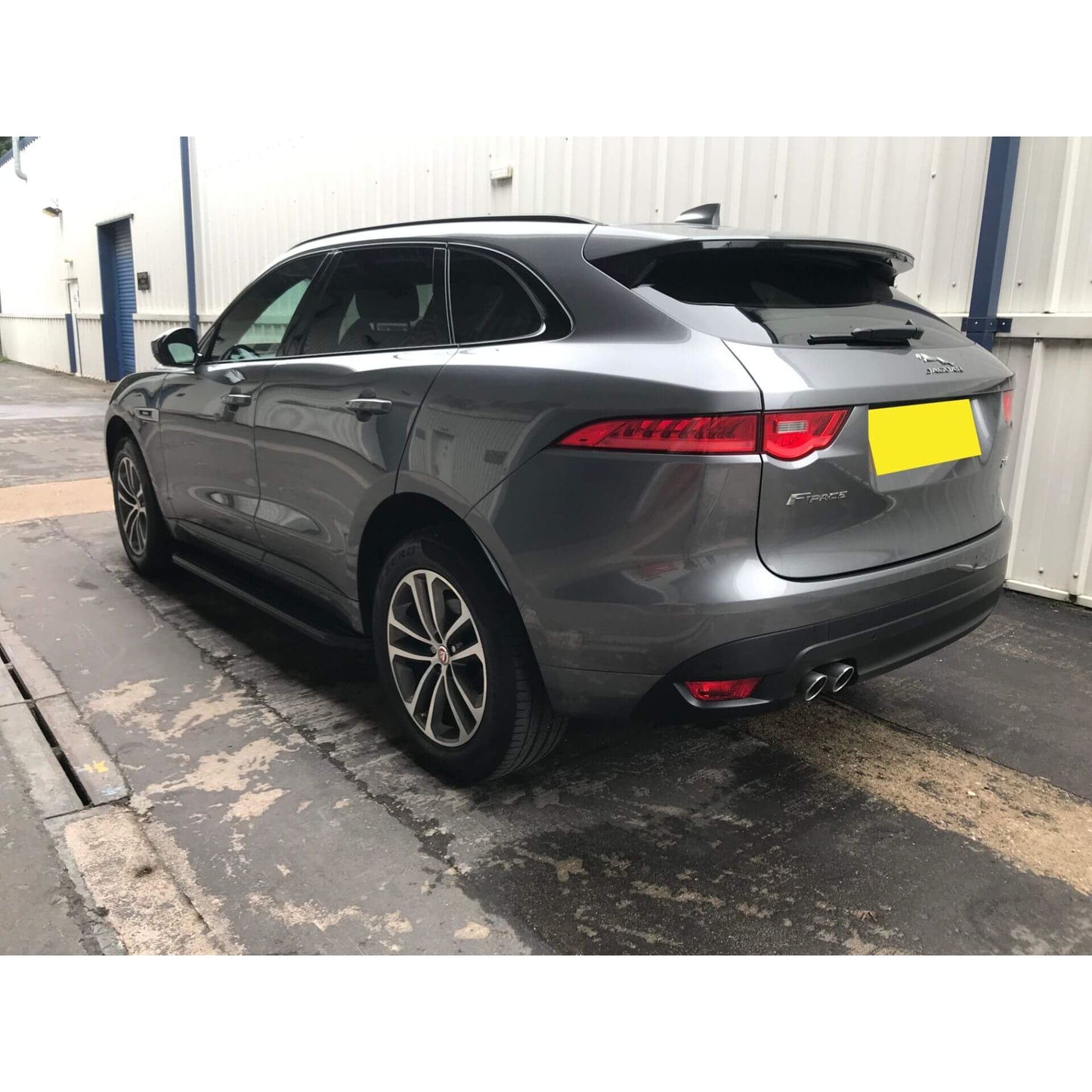 Direct4x4 Side Steps and Bars Black Raptor Side Steps Running Boards for the Jaguar F-PACE 2016+