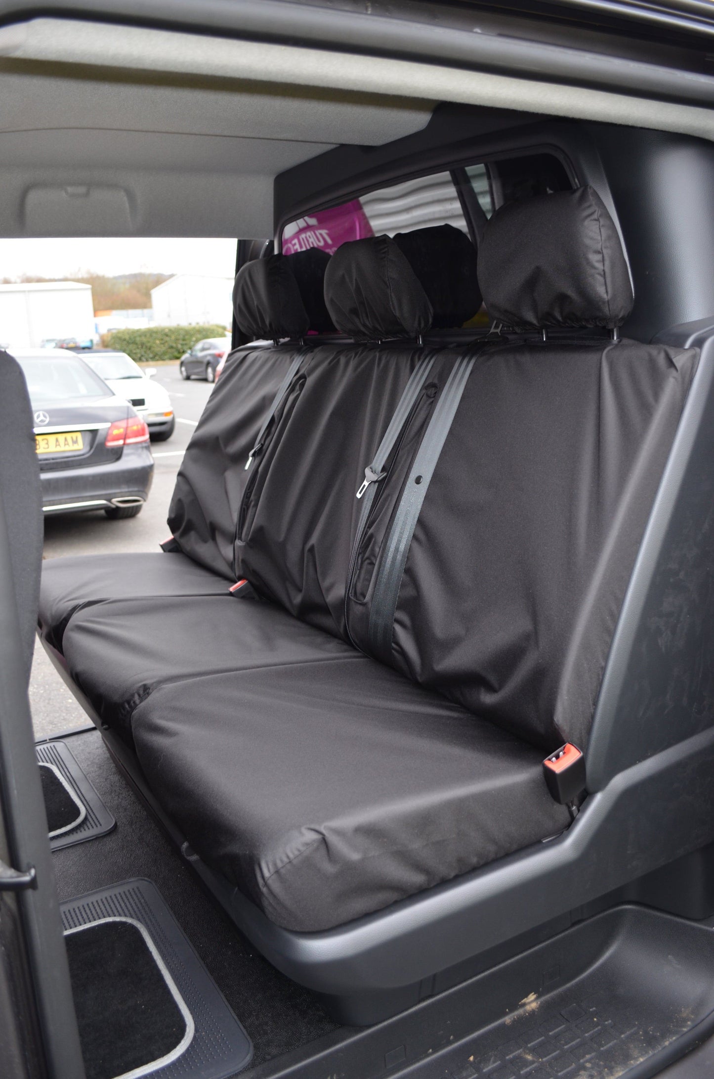 Turtle Covers Seats Tailored Seat Covers Fits Peugeot e-Expert 2020+ Crew Cab Tailored Seat Covers