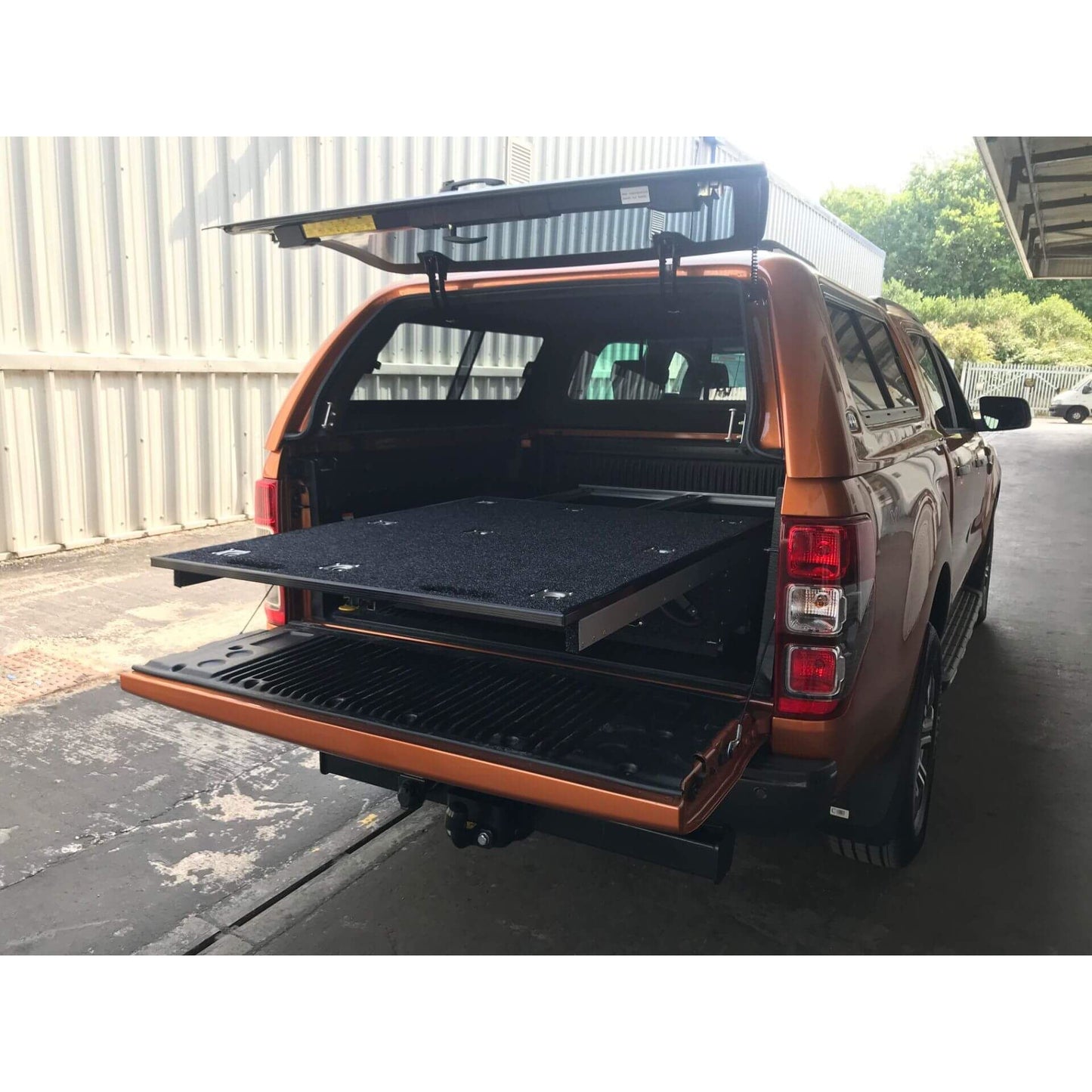 Direct4x4 Drawer Storage Systems Full Width Slide Carpet Topped Twin Drawer System