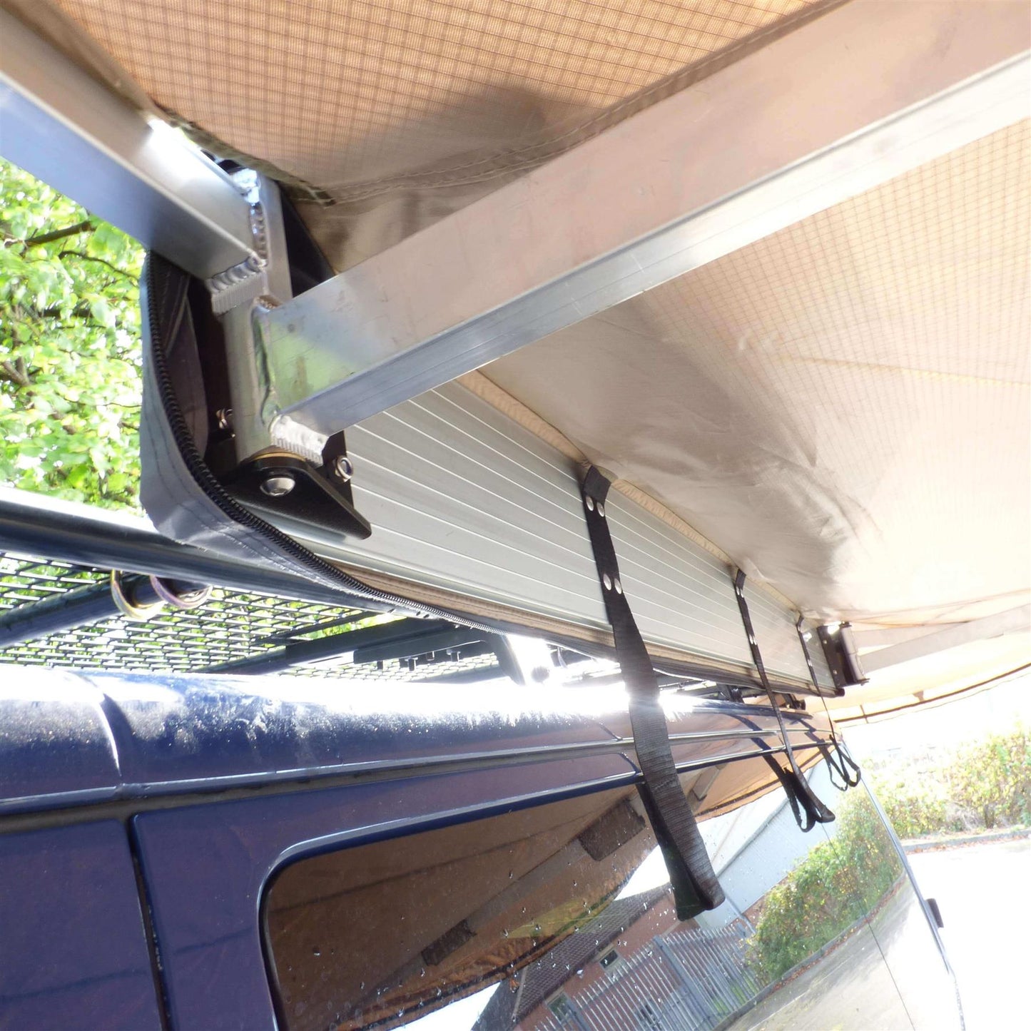 Direct4x4 Side Awnings 270-Degree LHS Overland Expedition Fold-out Vehicle Camping Side Awning