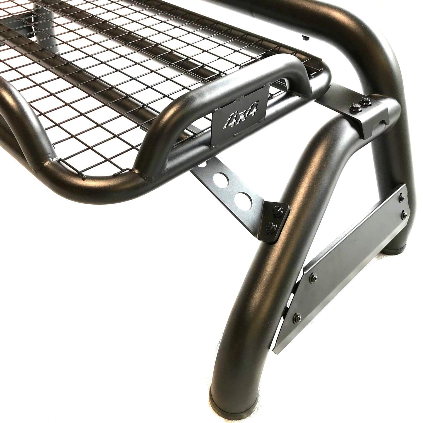 Direct4x4 Pickup Truck Roll Sports Bars Black Short Arm Roll Sports Bar Cargo Basket Rack for the Mitsubishi L200 2015+