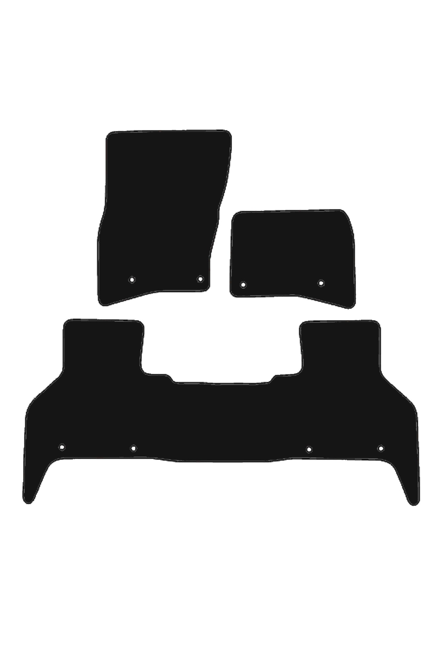 Turtle Covers Mats Tailored Rubber Mats Fits Land Rover Defender 2020+ Tailored Rubber Mats