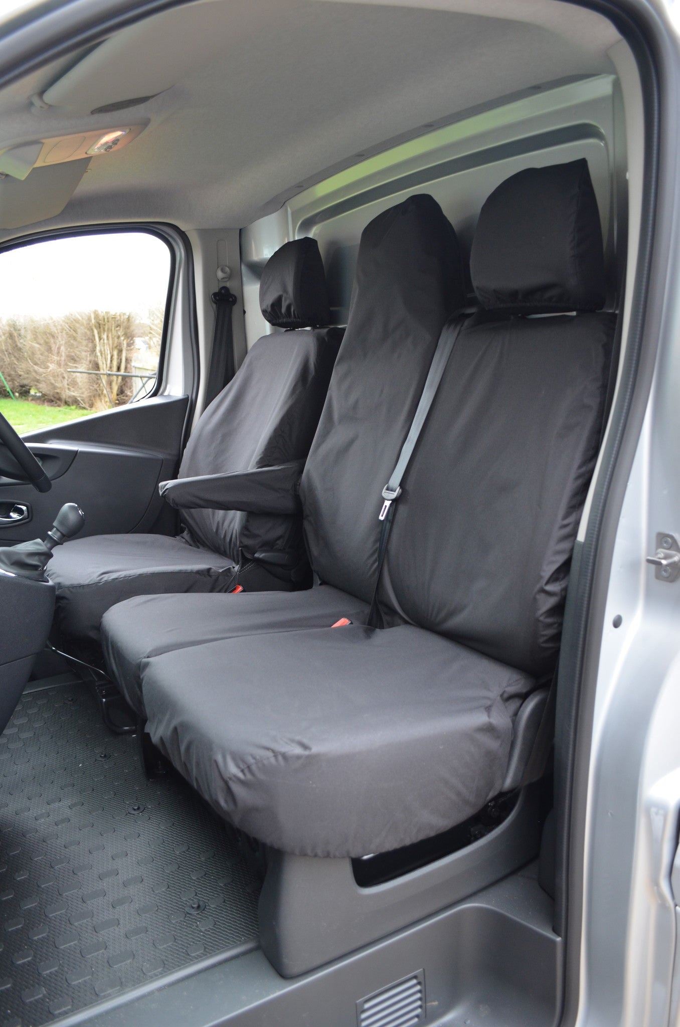Turtle Covers Seats Tailored Seat Covers Fits Nissan Primastar 2022+ Waterproof Front Seat Covers