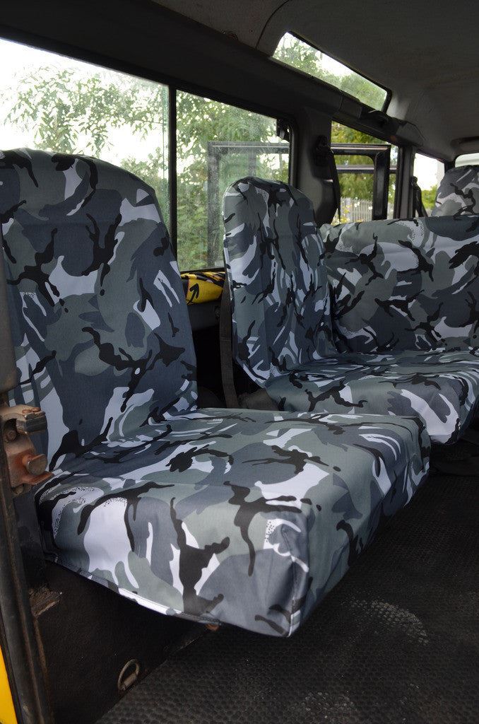 Turtle Covers Seats Tailored Seat Covers Fits Land Rover Defender 1983-2007 Rear Seat Covers
