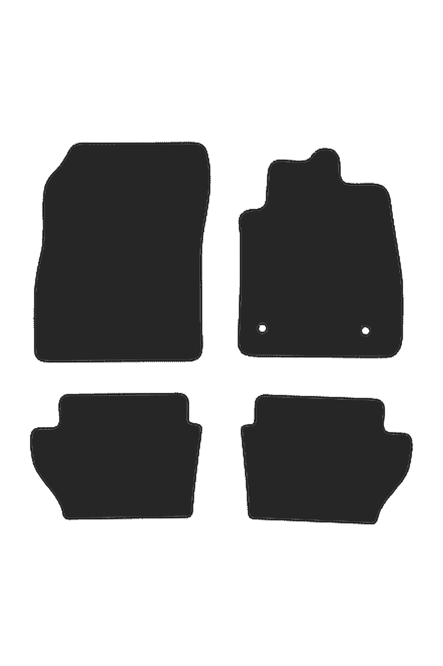 Turtle Covers Mats Tailored Rubber Mats Fits Ford Fiesta 2018+ Tailored Rubber Mats