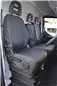 Turtle Covers Seats Tailored Seat Covers Fits Iveco Daily Van 2014-2022 Tailored Front Seat Covers Right Hand Drive Standard Black