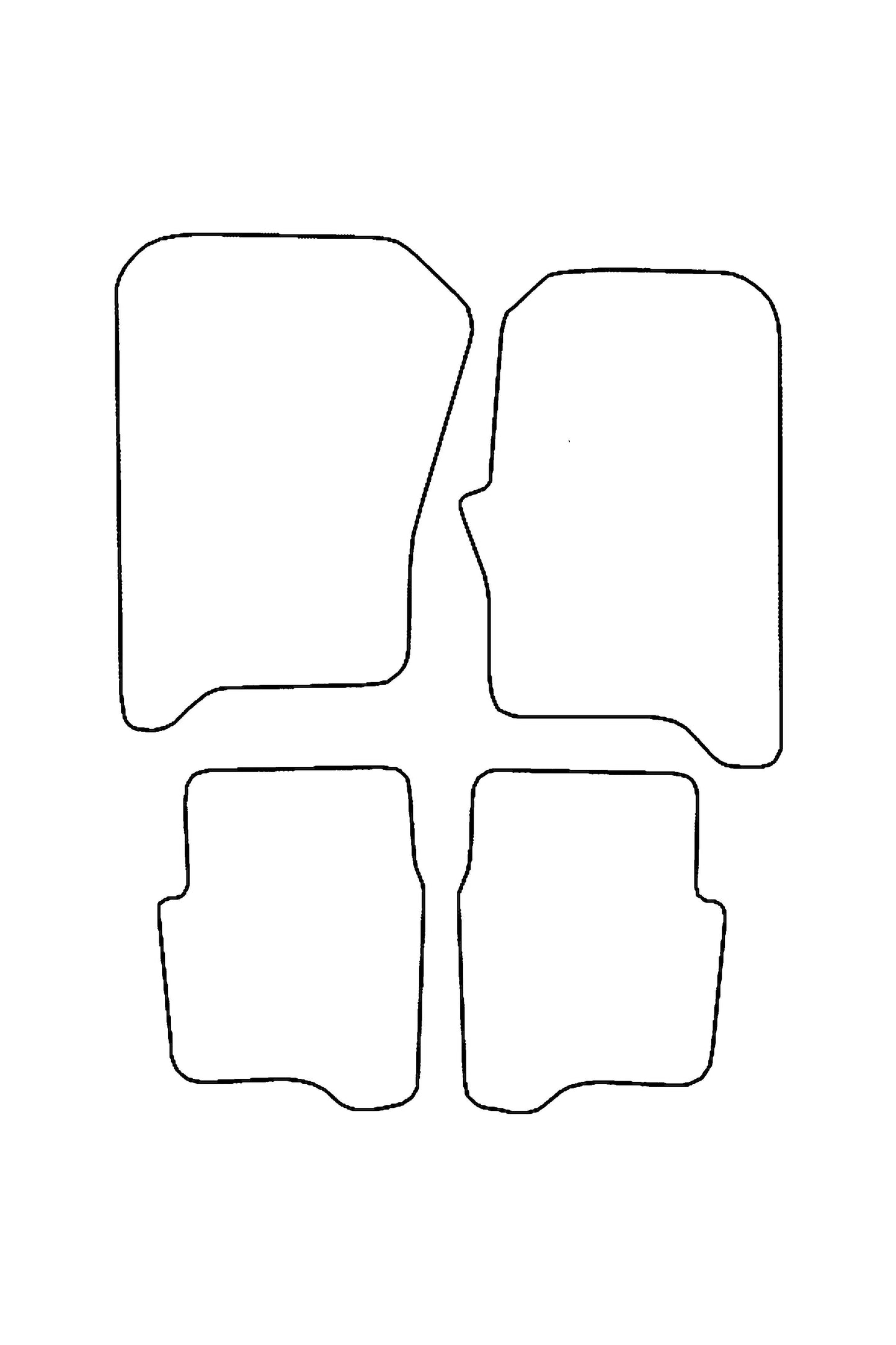 Turtle Covers Mats Tailored Rubber Mats Fits Land Rover Discovery Series 3 Tailored Rubber Mats