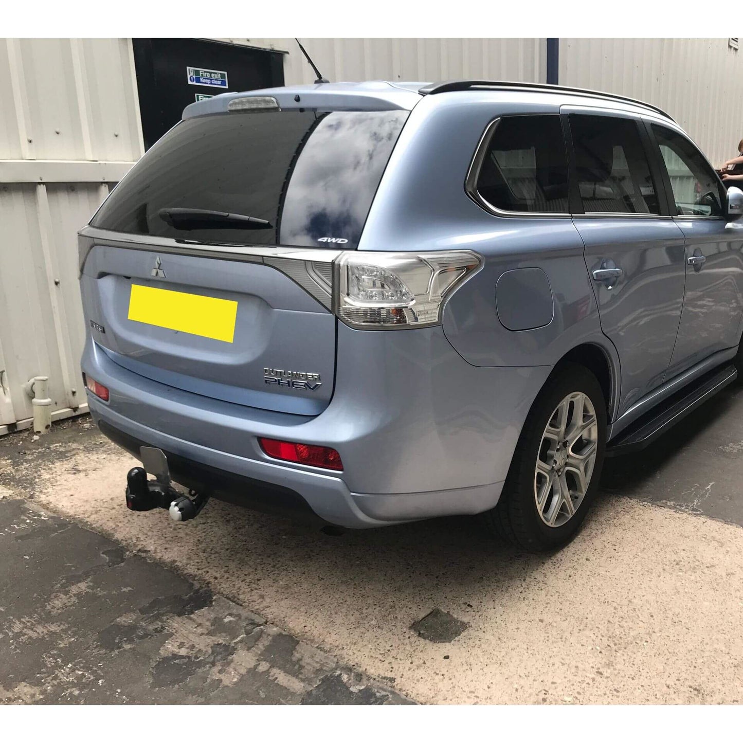 Direct4x4 Side Steps and Bars Black Raptor Side Steps Running Boards for Mitsubishi Outlander PHEV 2013-2021