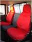 Turtle Covers Seats Tailored Seat Covers Fits Land Rover Defender 1983-2007 Front Seat Covers Right Hand Drive Front Pair Red