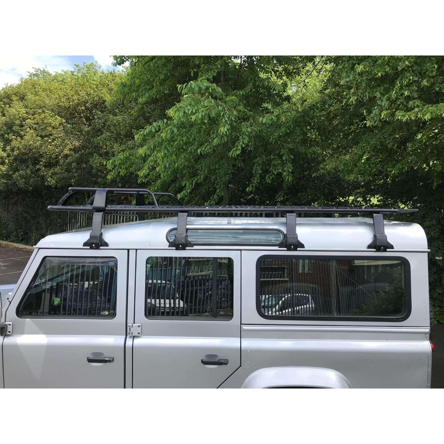 Direct4x4 Roof Racks Expedition Aluminium Front Basket Roof Rack for Land Rover Defender 90 1983-2016