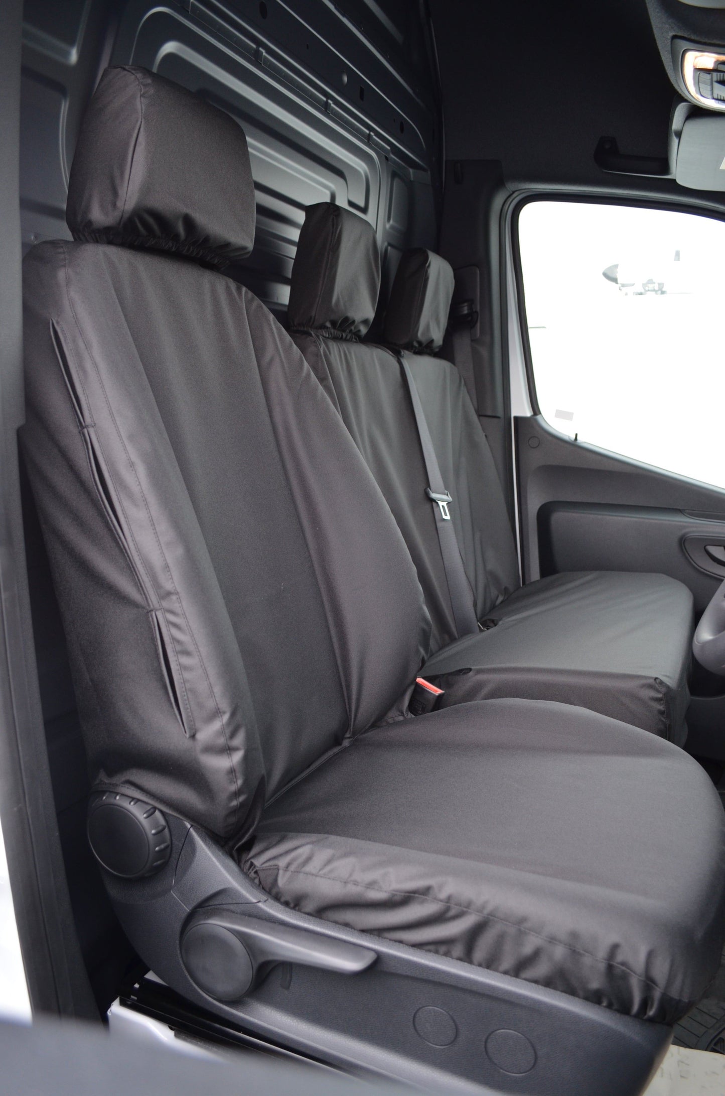 Turtle Covers Seats Tailored Seat Covers Fits Mercedes-Benz Sprinter 2018+ Van Tailored Seat Covers