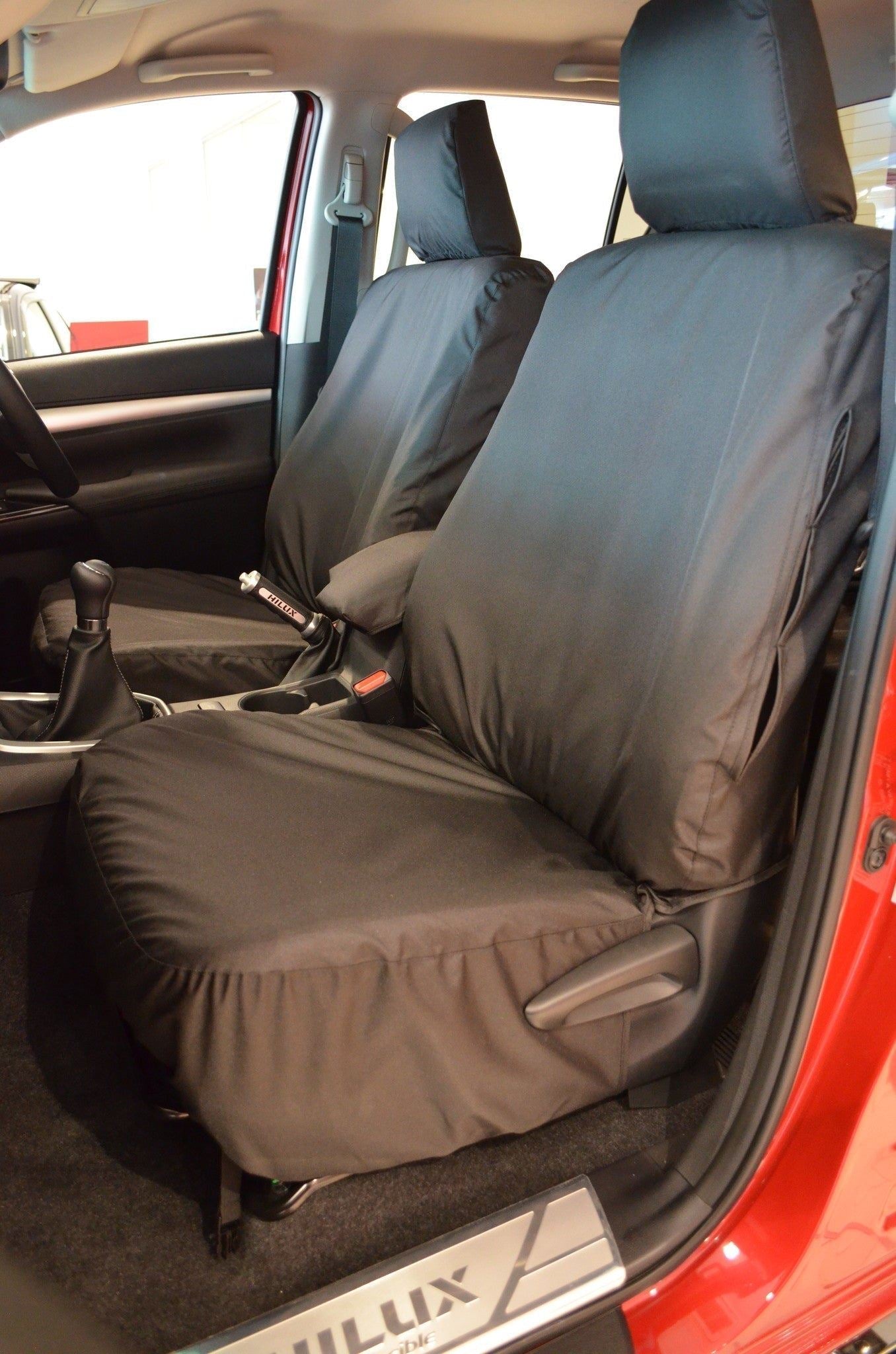 Turtle Covers Seats Tailored Seat Covers Fits Toyota Hilux Invincible 2016+ Tailored Seat Covers