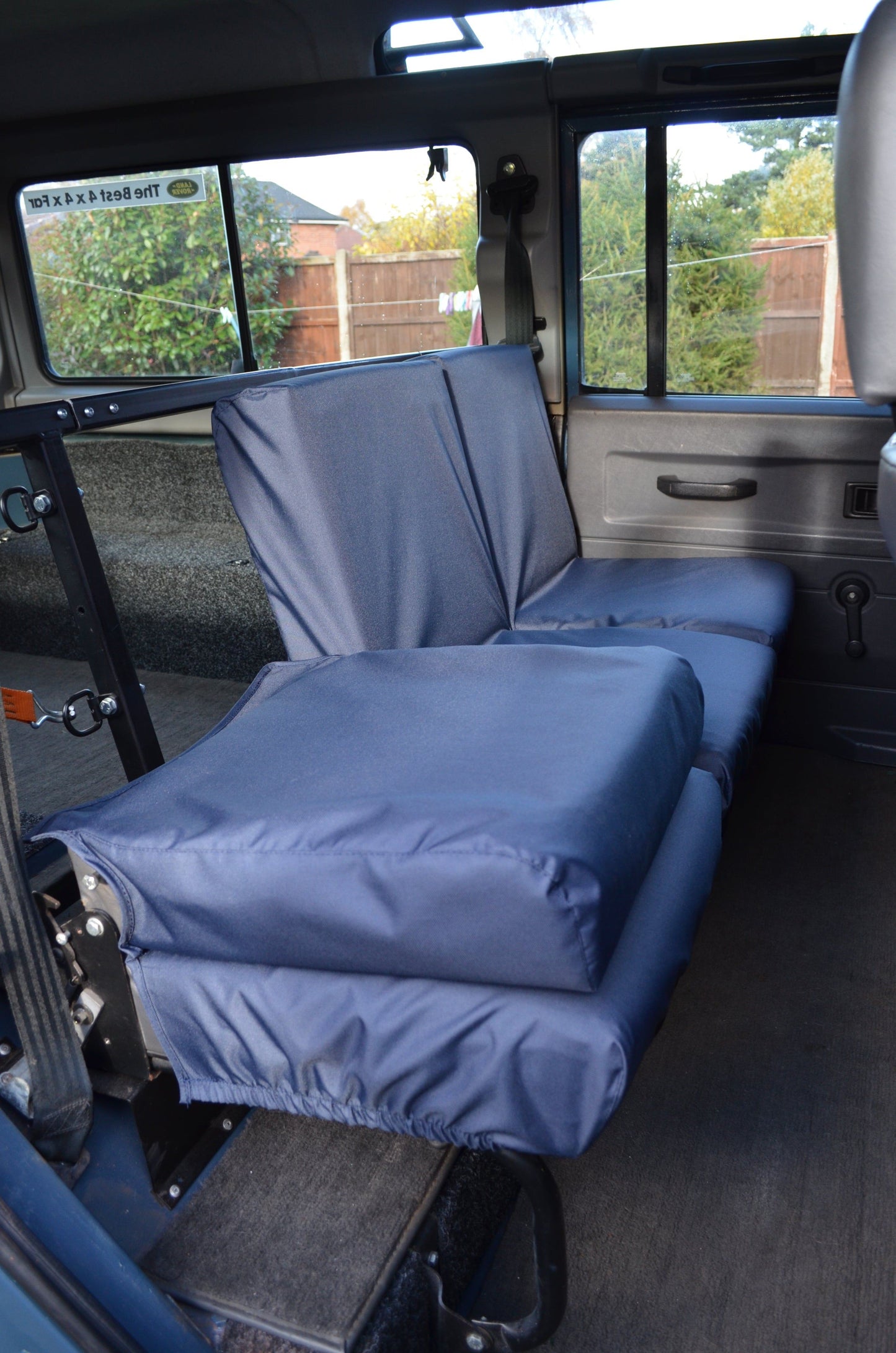 Turtle Covers Seats Tailored Seat Covers Fits Land Rover Defender 1983-2007 Rear Seat Covers
