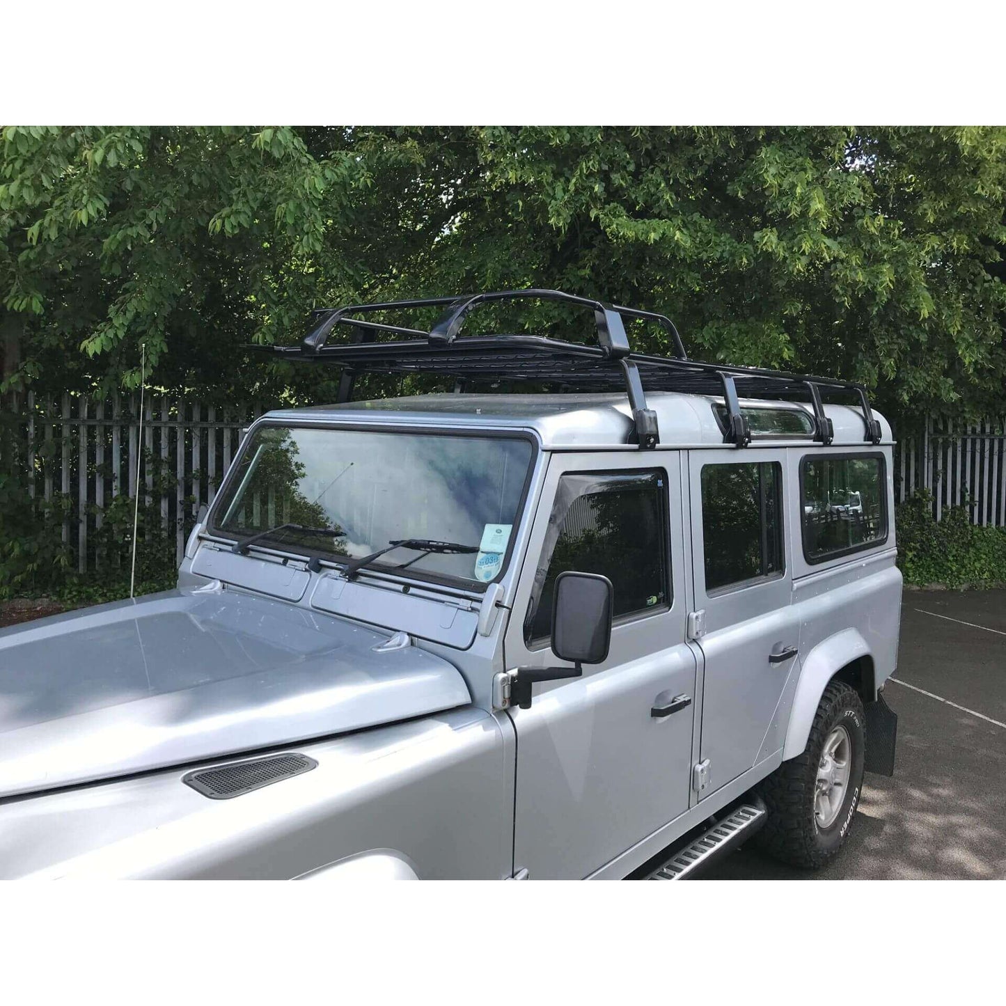 Direct4x4 Roof Racks Expedition Aluminium Front Basket Roof Rack for Land Rover Defender 90 1983-2016