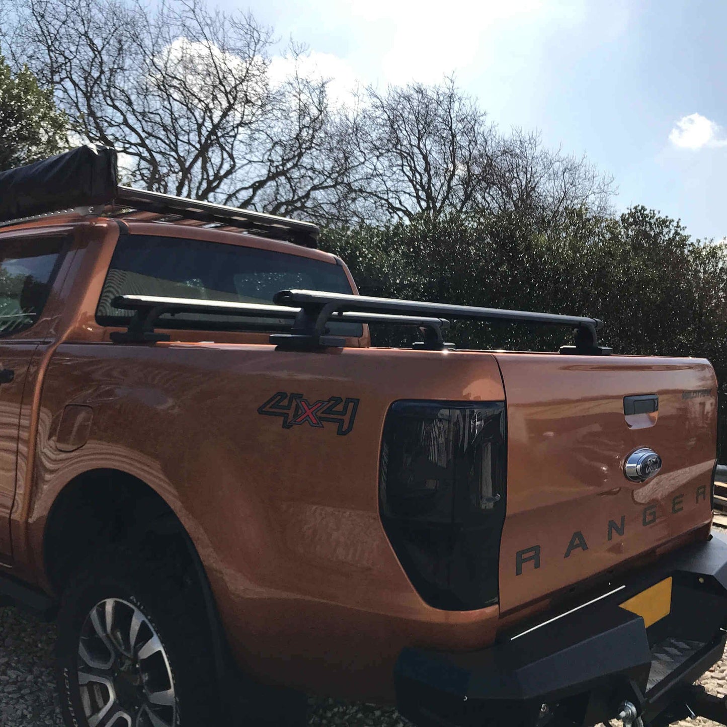 Direct4x4 Pickup Truck Roll Sports Bars Low Profile Pickup Adjustable Cargo Rack Bars (Fits with Roll & Lock Covers)