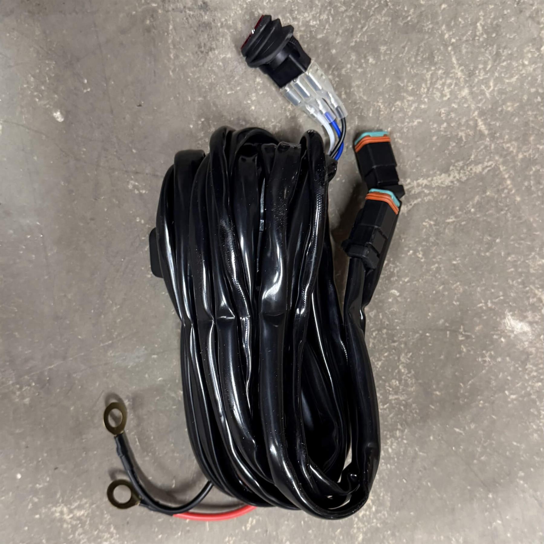 Direct4x4 Spotlights Dual Connector Wiring Kit for Vehicle LED Lights
