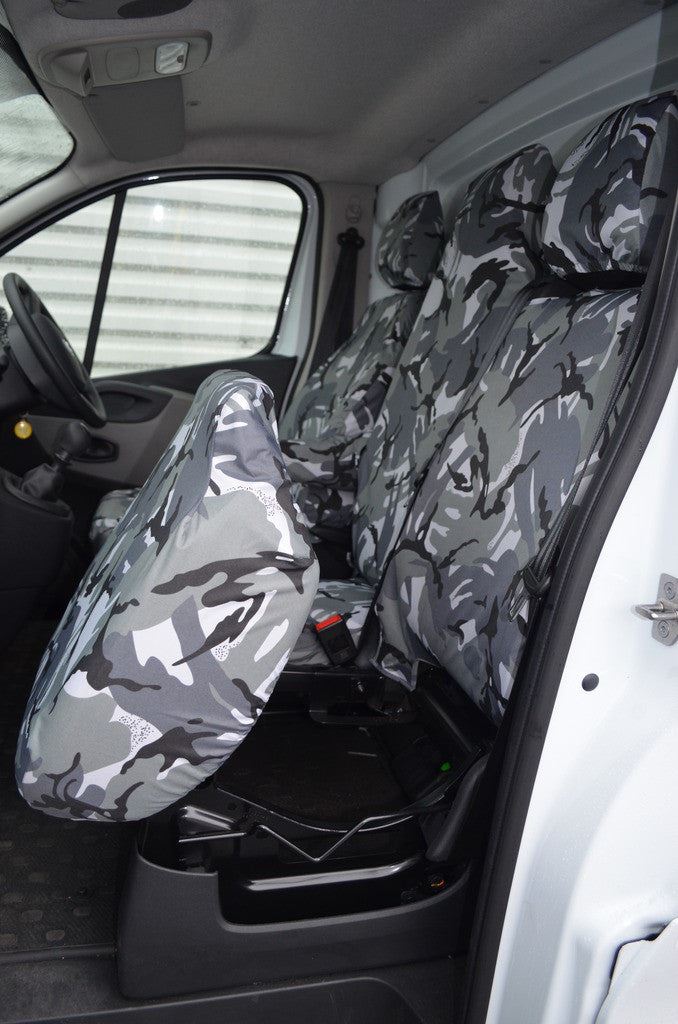 Turtle Covers Seats Tailored Seat Covers Fits Nissan Primastar 2022+ Waterproof Front Seat Covers