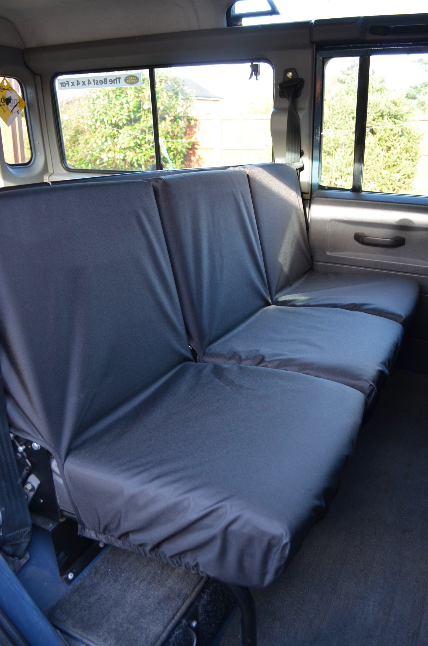 Turtle Covers Seats Tailored Seat Covers Fits Land Rover Defender 1983-2007 Rear Seat Covers