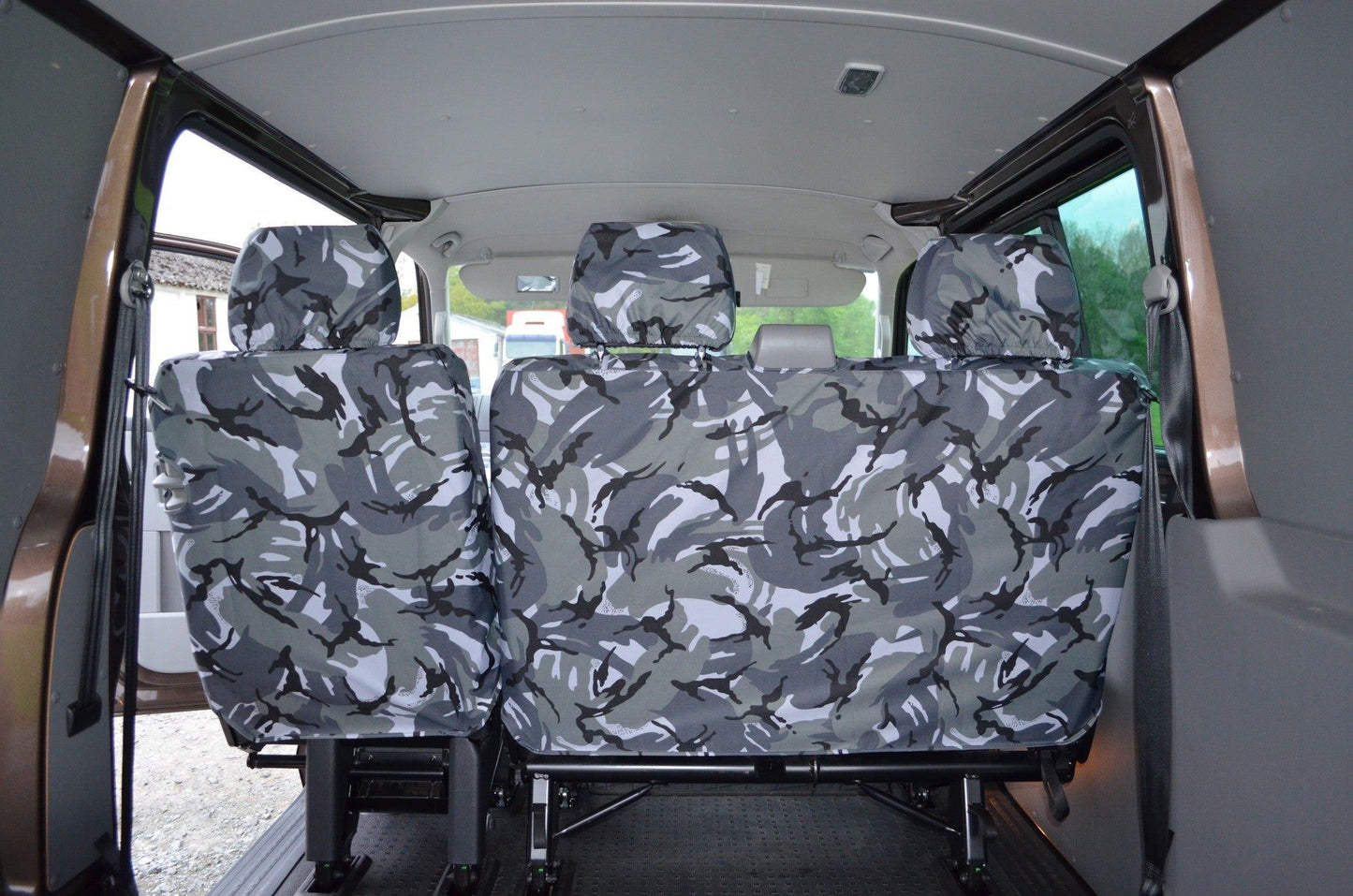 Turtle Covers Seats Tailored Seat Covers Fits VW Volkswagen Transporter T5 Kombi 2010-2015 Rear Seat Covers