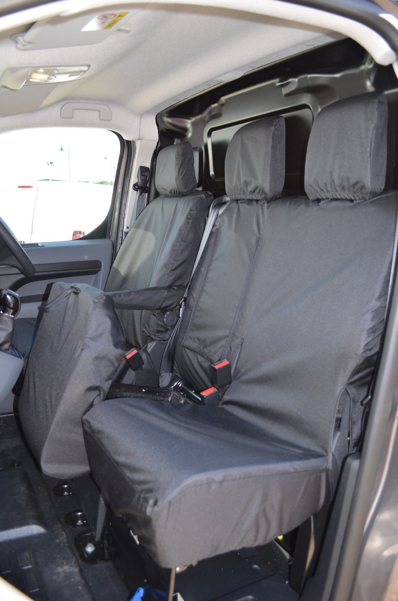 Turtle Covers Seats Tailored Seat Covers Fits Peugeot e-Expert 2020+ Front Seat Covers