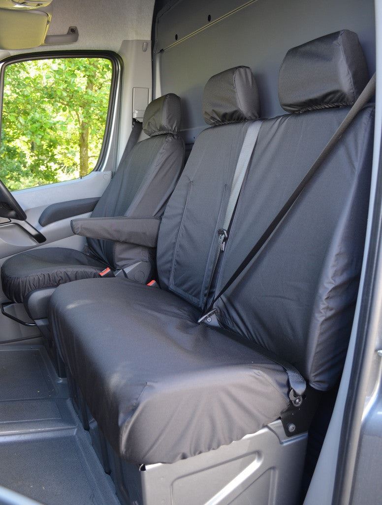 Turtle Covers Seats Tailored Seat Covers Fits VW Volkswagen Crafter 2006-2009 Van Tailored & Waterproof Seat Covers