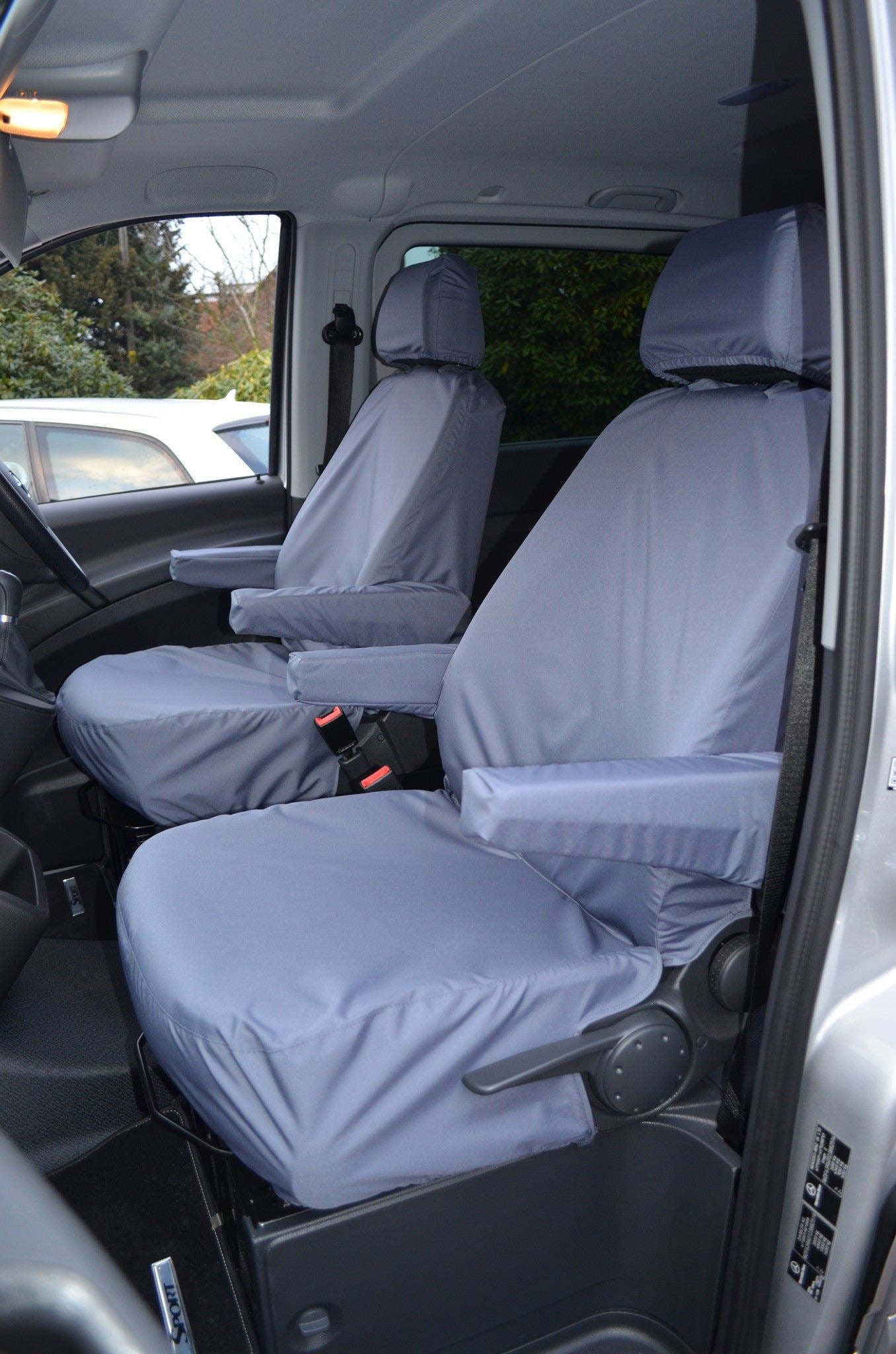 Turtle Covers Seats Tailored Seat Covers Fits Mercedes-Benz Vito 2003-15 Tailored Front Seat Covers