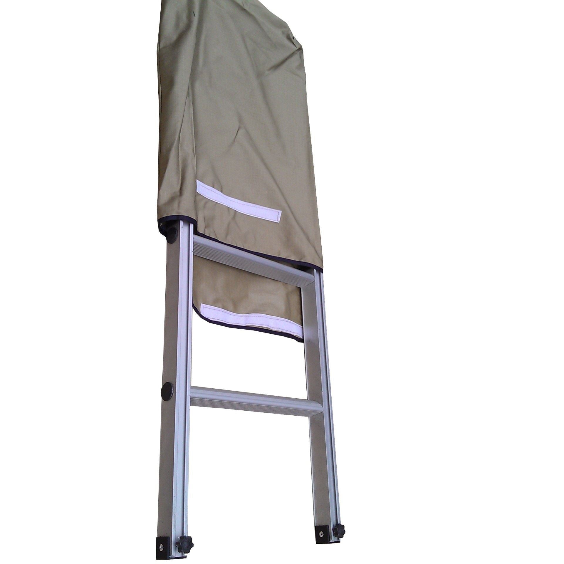 Direct4x4 Roof Top Tents Forest Green Expedition Foldout 3-Person Roof Top Camping Tent