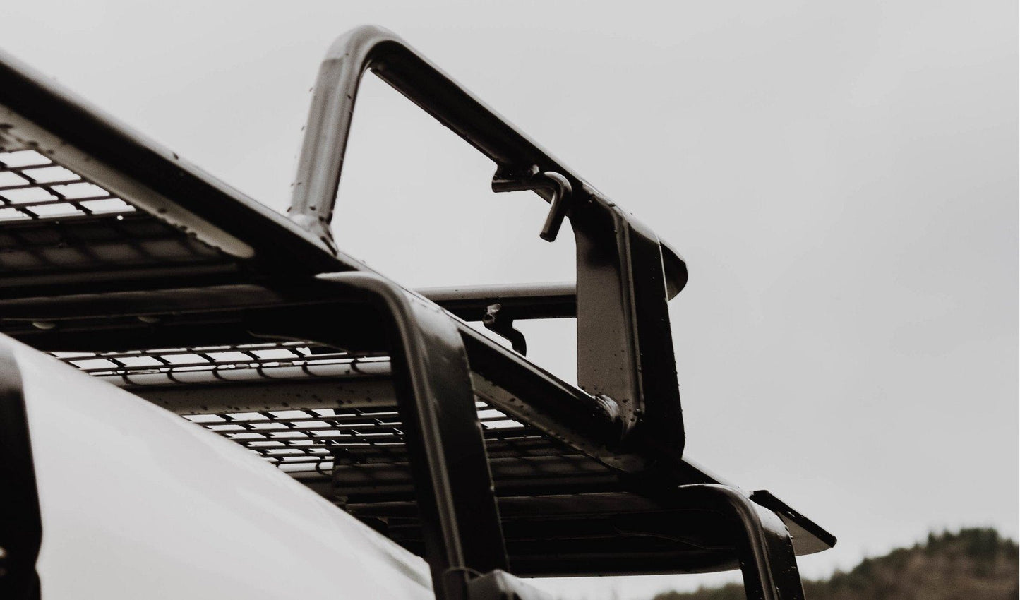 Direct4x4 Roof Racks Expedition Steel Front Basket Roof Rack for Land Rover Defender 90 1983-2016