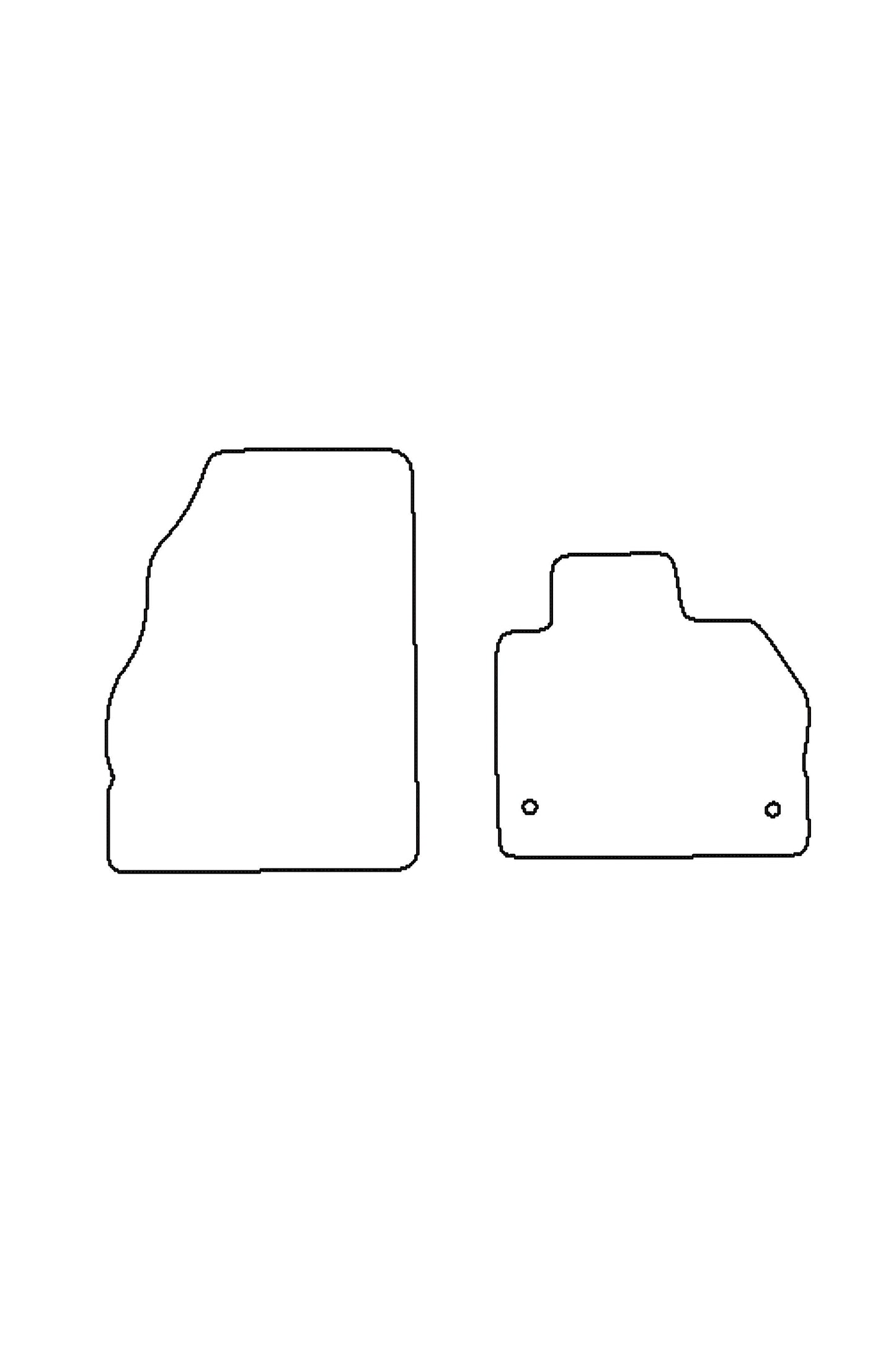 Turtle Covers Mats Tailored Rubber Mats Fits Renault Kangoo 2008-2022 Tailored Rubber Mats