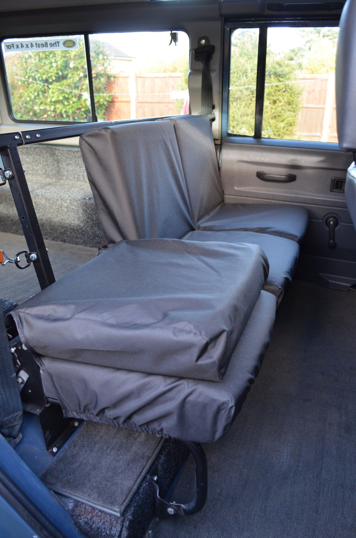 Turtle Covers Seats Tailored Seat Covers Fits Land Rover Defender 1983-2007 Rear Seat Covers