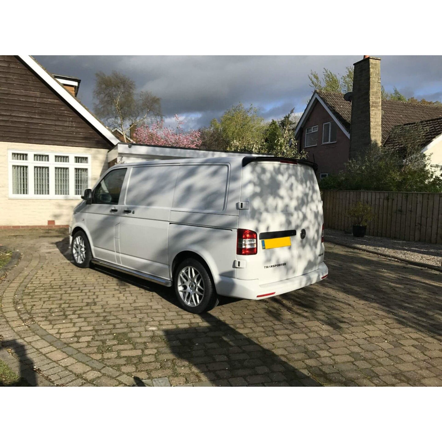 Direct4x4 Side Steps and Bars Stainless Steel Side Bars for Volkswagen Transporter T5 SWB